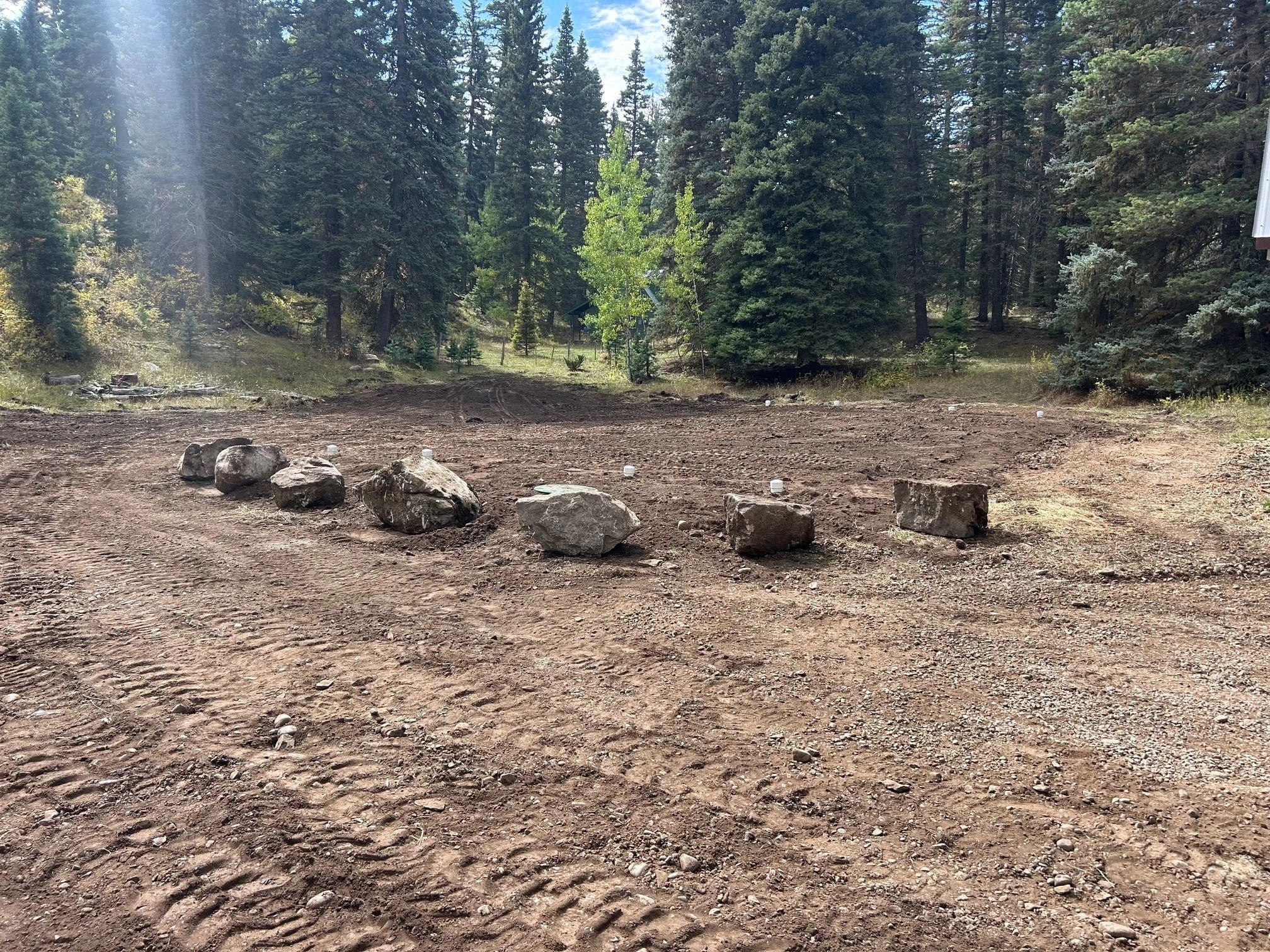 Campground site preparation project